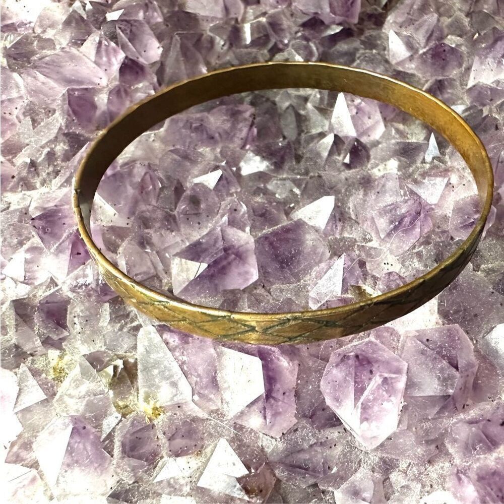 Copper bangle bracelet - Picture 8 of 8